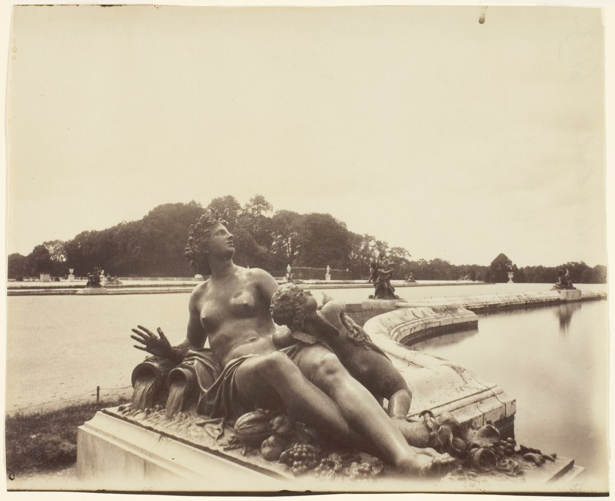 Versailles, Severní pánev od Jean Eugène Auguste Atget