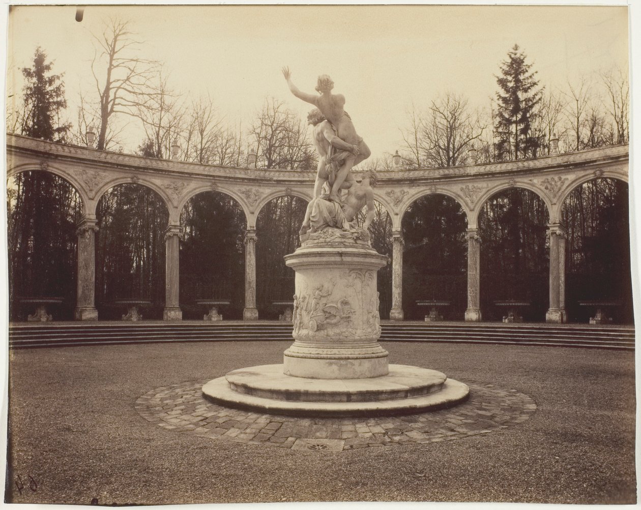 Versailles, Bosquet de la Colonnade od Jean Eugène Auguste Atget