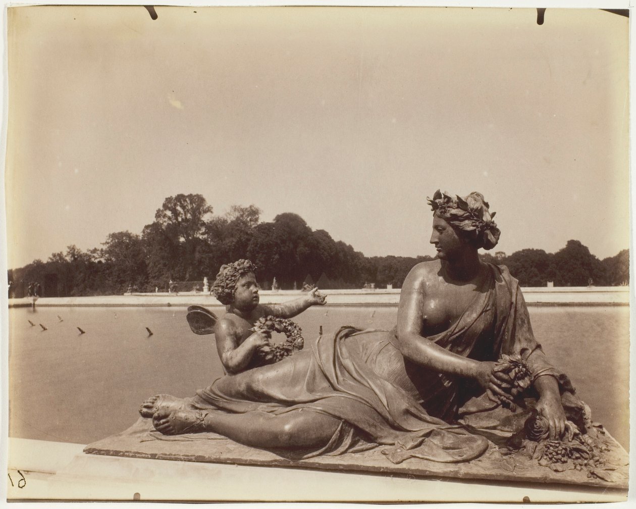 Versailles, roh parku od Jean Eugène Auguste Atget