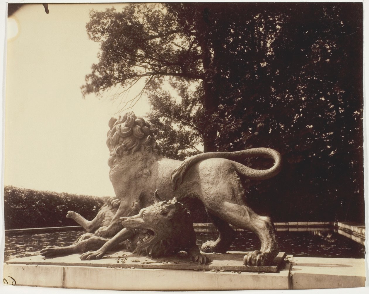 Versailles, Dianina fontána (Detail) od Jean Eugène Auguste Atget