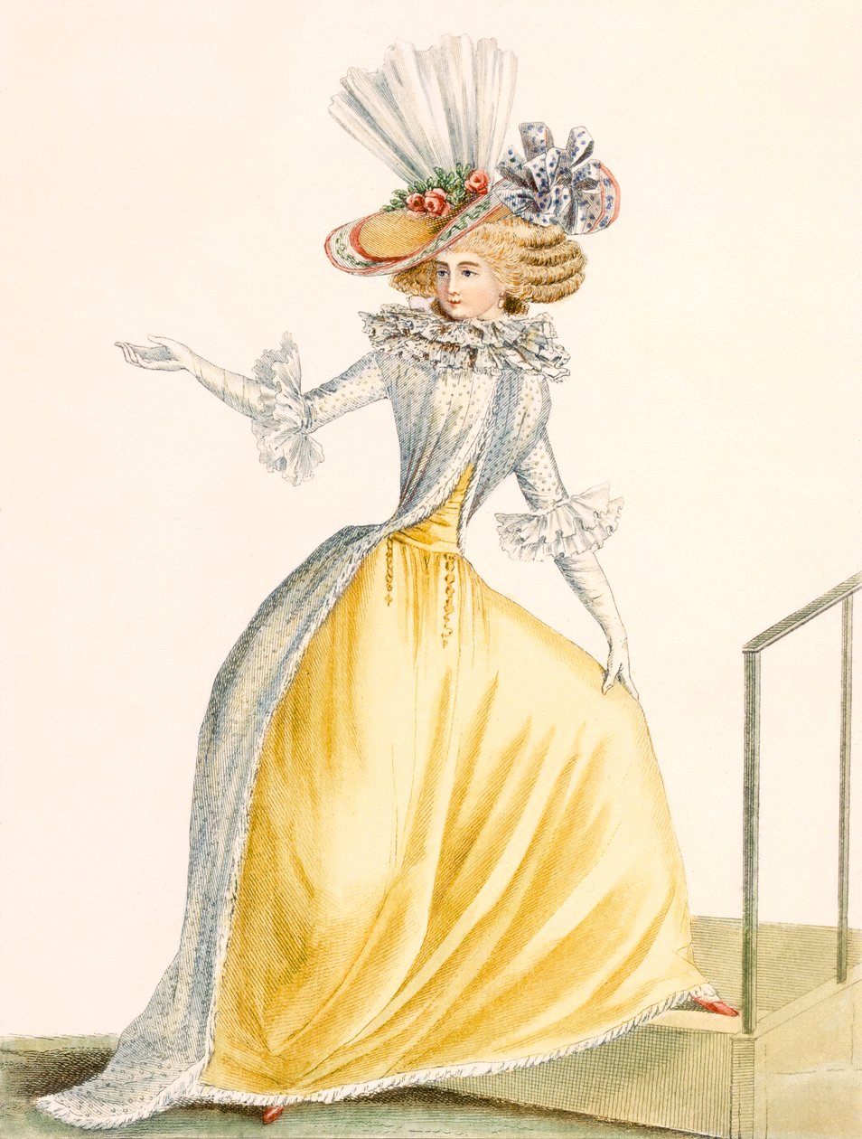 Collerette a la Henri IV, deska z 