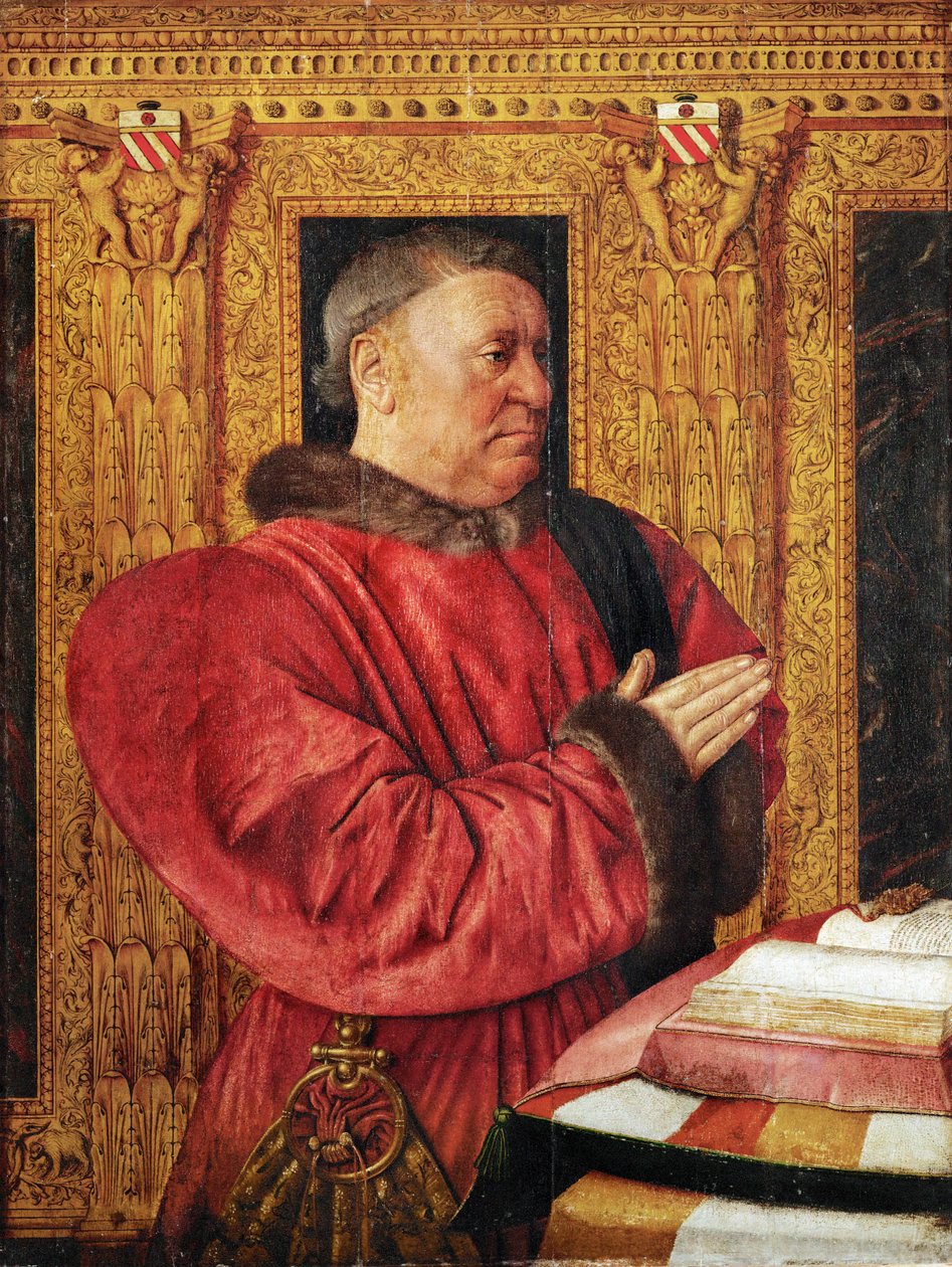 Guillaume Jouvenel des Ursins byl kancléřem za Karla VII. a Ludvíka XI... od Jean Fouquet