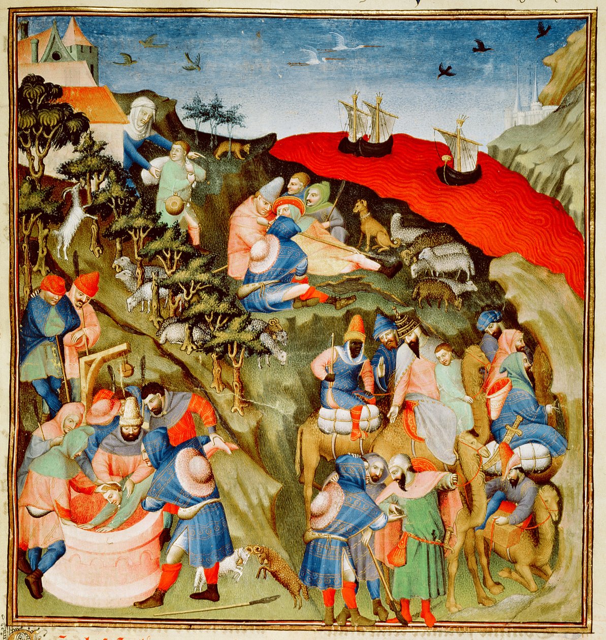 Paní Fr.247 f.25 Příběh Josefa, ilustrace, z 