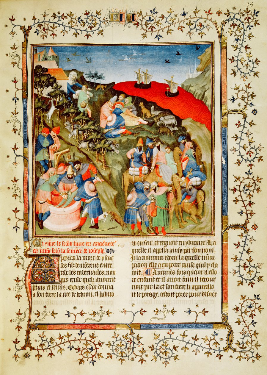 Paní Fr.247 f.25 Příběh Josefa, ilustrace, z 