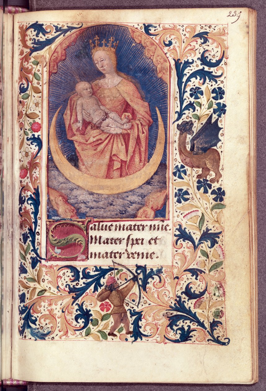 Paní Latina 13305 fol. 239 Panna a dítě, z 