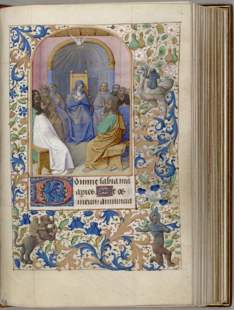 Letniční kniha hodin, 1450-1499 od Jean Fouquet