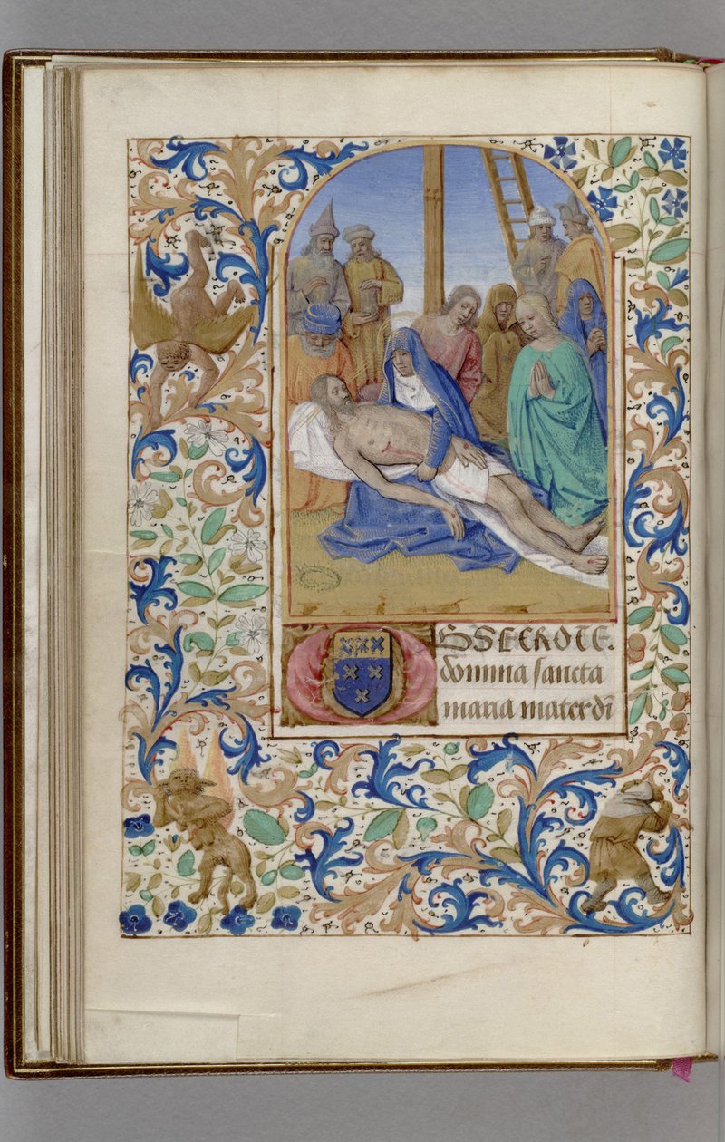 Pietà Book of Hours, 1450-1499 od Jean Fouquet