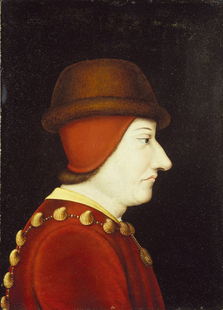 Portrét Ludvíka XI od Jean Fouquet