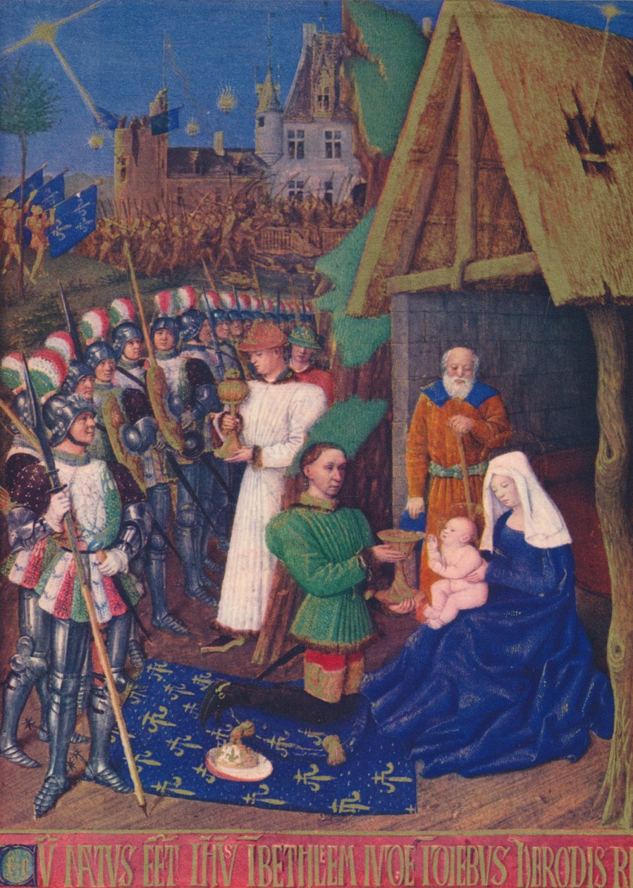 Klanění tří králů, c1455, 1939 od Jean Fouquet