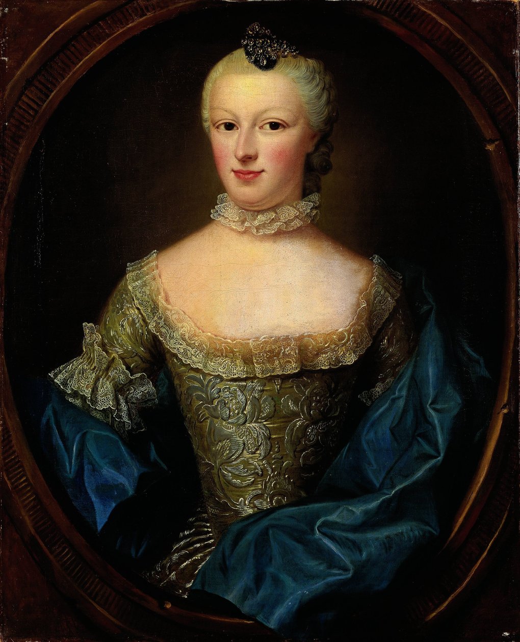 Portrét Margarethy Cornelia van de Poll, manželky Cornelis Munter od Jean Fournier