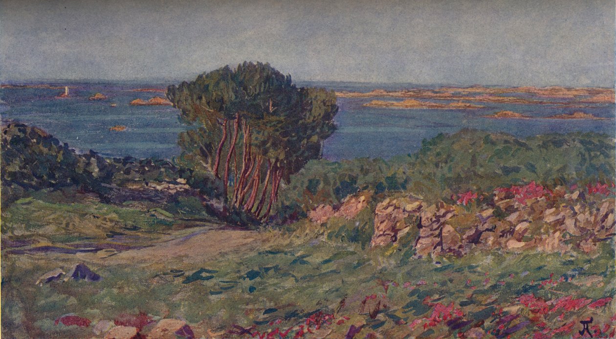 Krajina Bretaně, c1900, 1905 od Jean Francis Auburtin