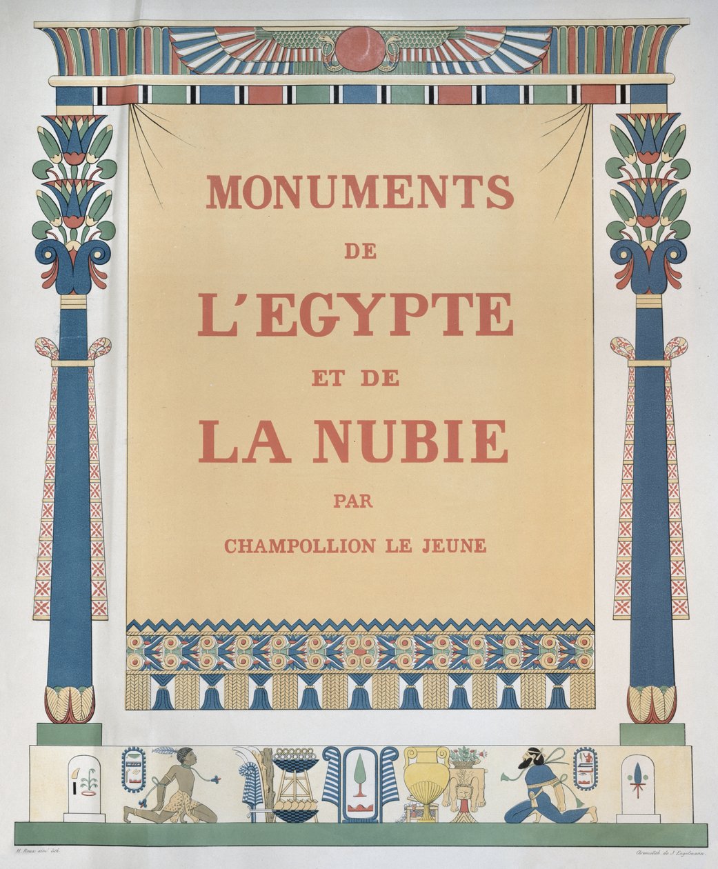 Frontispis k "Monuments de l