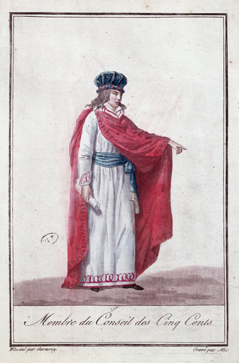 Člen rady pěti set během období ředitelství, 1795-99 od Jean Francois Garneray