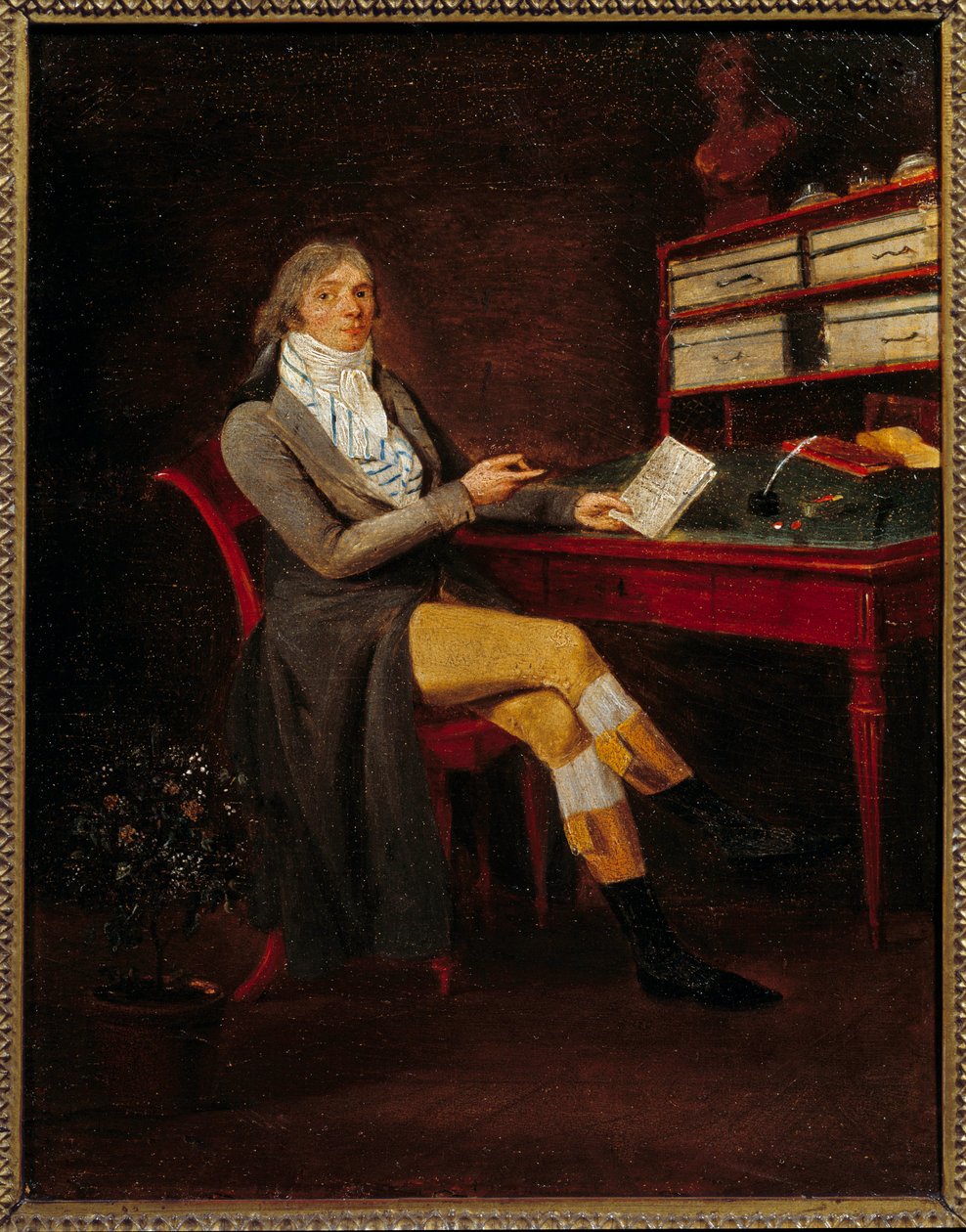 Portrét Charlese Maurice de Talleyrand Perigord (1754 - 1838), francouzského politika. Obraz Jean Francois de Garneray (1755-1837). od Jean Francois Garneray