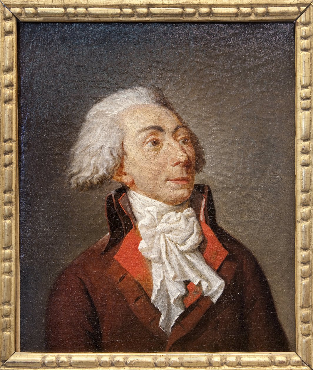 Portrét Michela Lepeletiera de Saint Fargeau (1760-1793), francouzského politika, právníka, velmi aktivního jako člen Konventu během revoluce, vypracoval národní vzdělávací plán na základě plánu Condorceta, jehož myšlenky budou převzaty od J od Jean Francois Garneray
