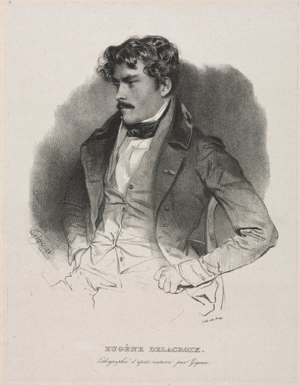 Eugène Delacroix od Jean Francois Gigoux