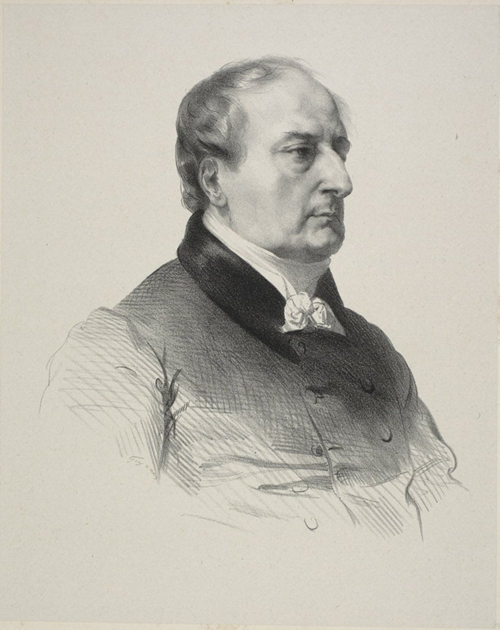 Portrét malíře barona Françoise Gérarda od Jean Francois Gigoux