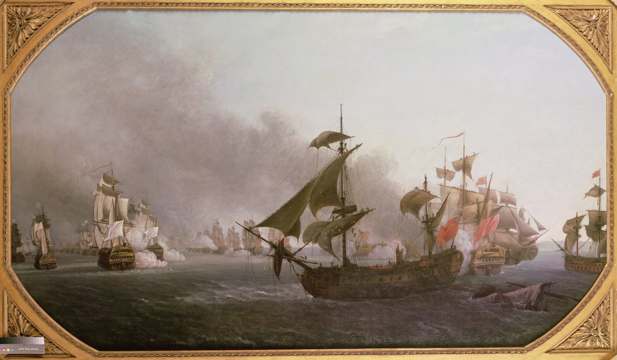 Námořní boj u ostrova Grenada, 6. července 1779, 1788 od Jean Francois Hue