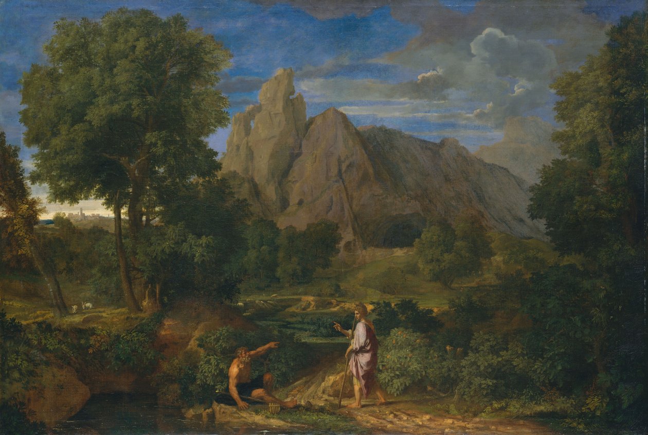 Merkur a Battus od Jean Francois I Millet