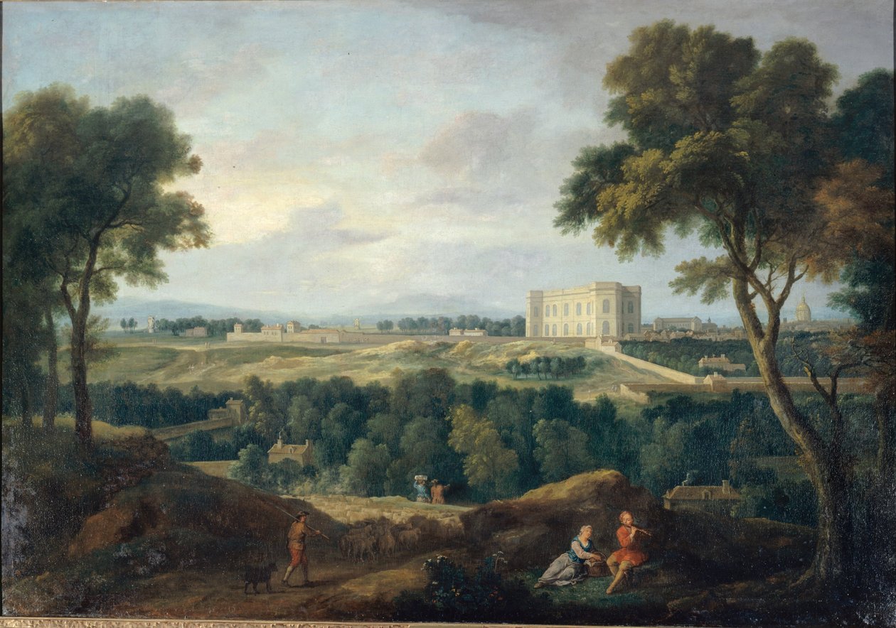 Hvězdárna při pohledu z Butte aux Cailles, asi 1710 (olej na plátně) od Jean Francois I Millet
