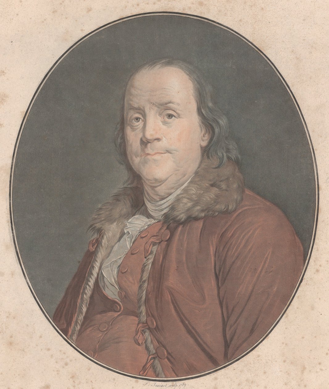 Benjamin Franklin, 1789. od Jean Francois Janinet
