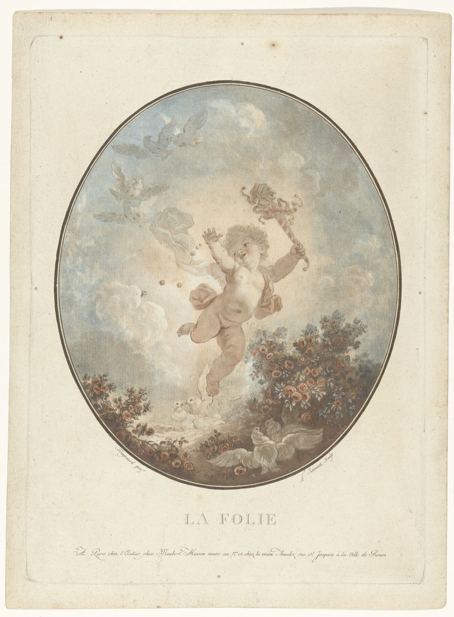 Zhýralost La Folie (název na objektu) od Jean Francois Janinet