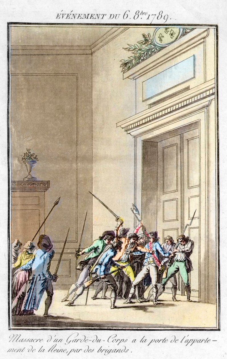 Francouzská revoluce – událost 6. října od Jean Francois Janinet