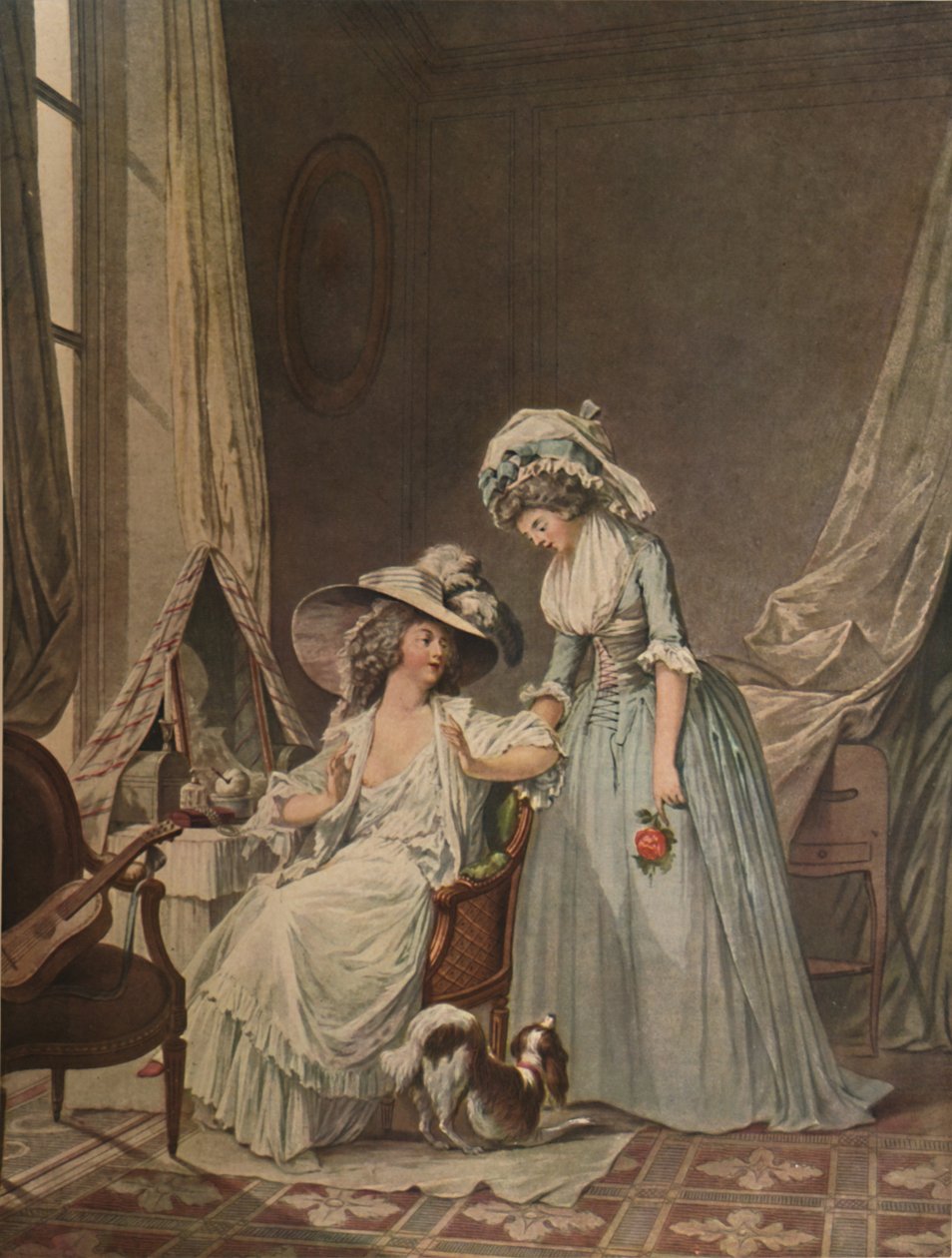 LAveu Difficile, Obtížná zpověď, 1787, 1913 od Jean Francois Janinet