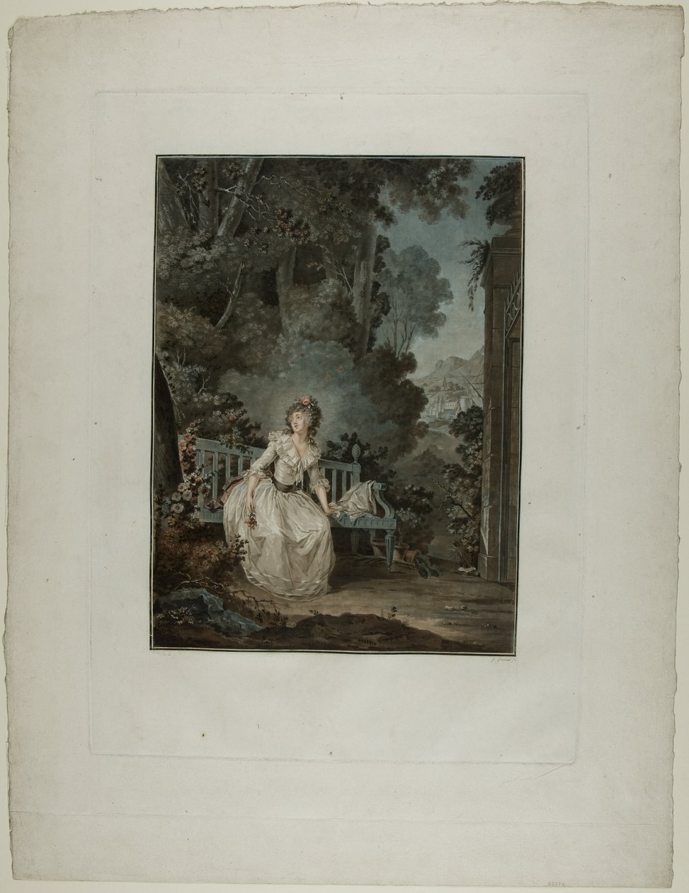 Madame Dugazon v opeře „Nina, ou La folle par amour“ (Nina aneb Žena poblázněná láskou) od Jean Francois Janinet