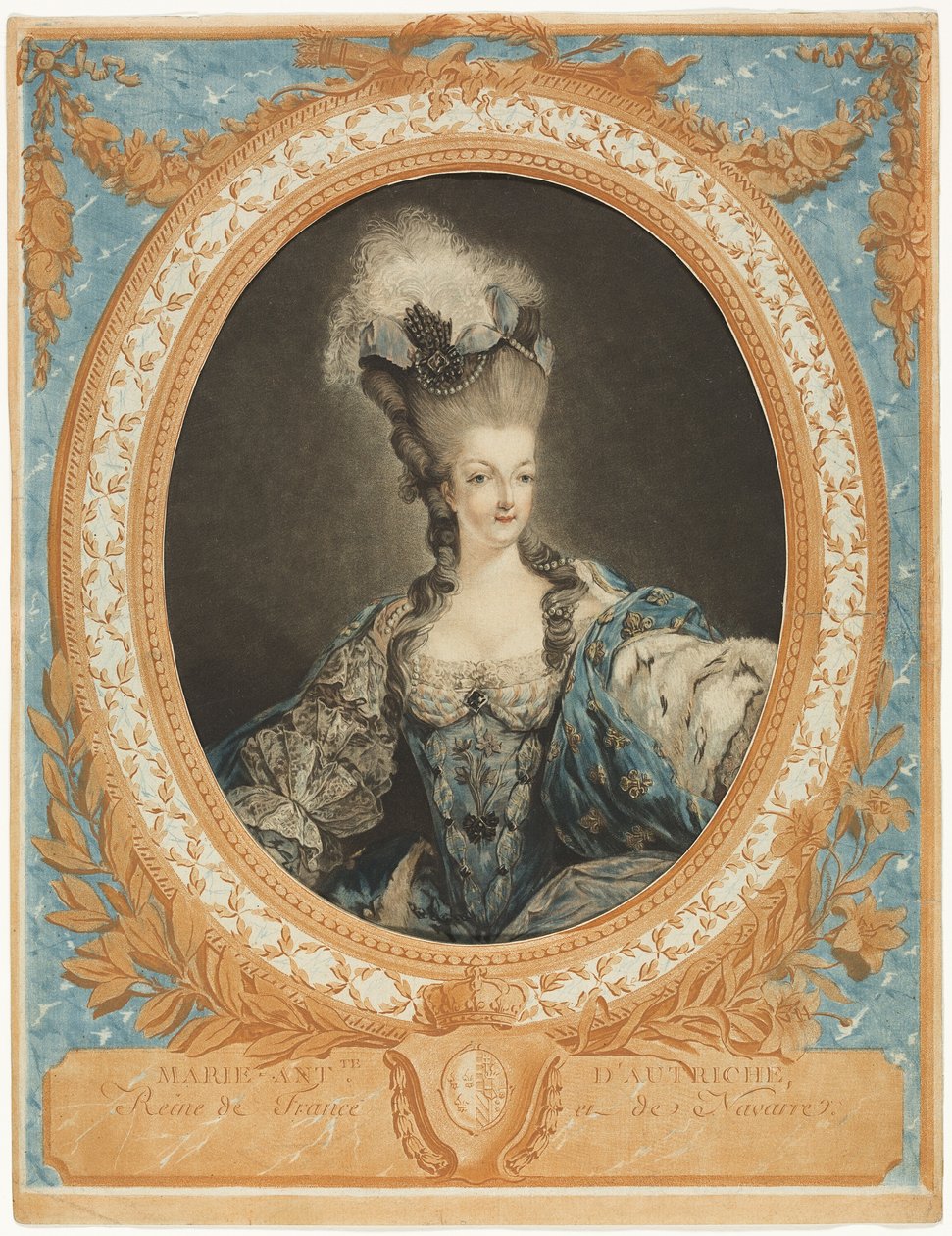 Marie Antoinetta od Jean Francois Janinet