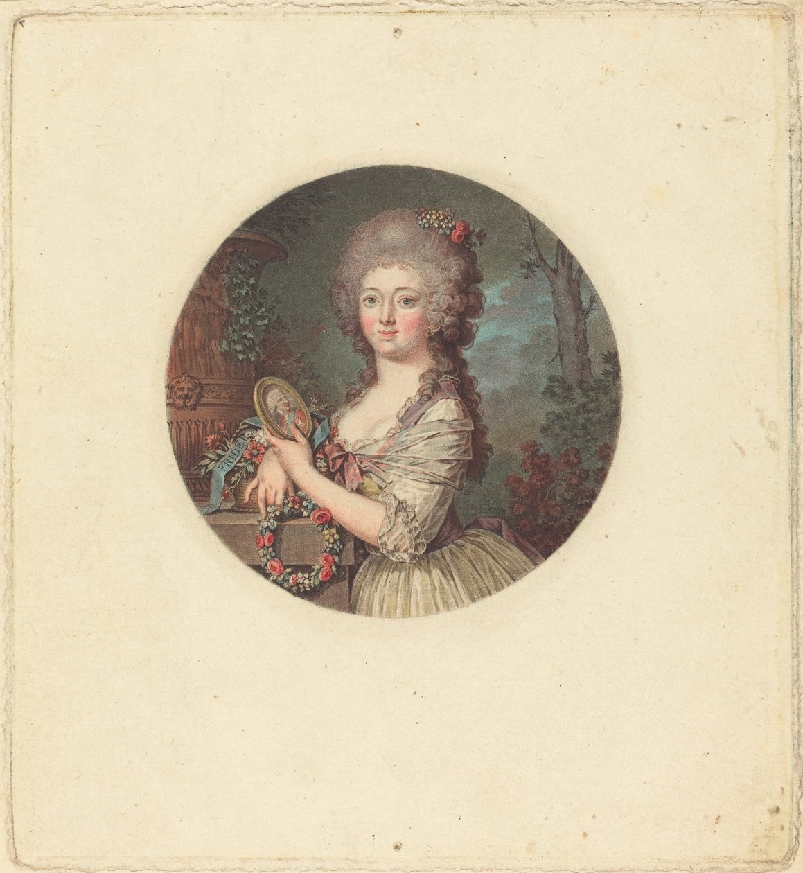 Portrét mladé princezny od Jean Francois Janinet