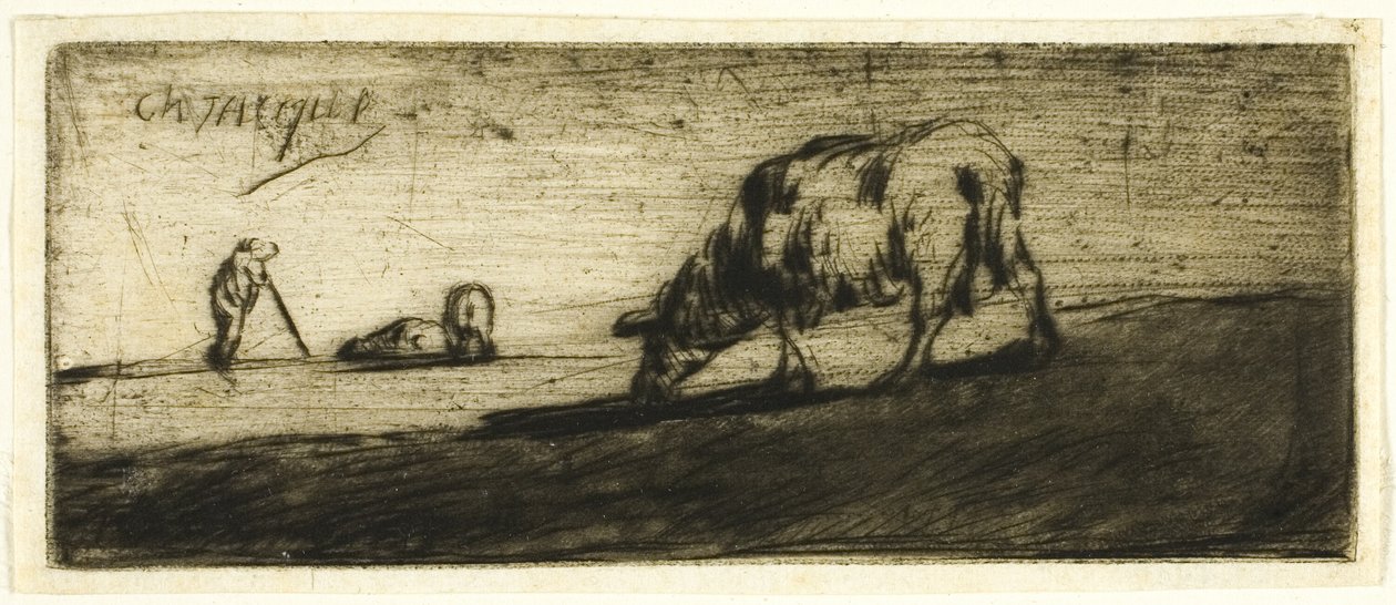 Pasení ovcí od Jean Francois Millet