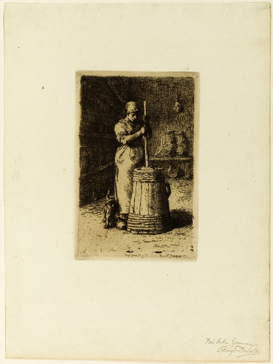 Žena vrní od Jean Francois Millet