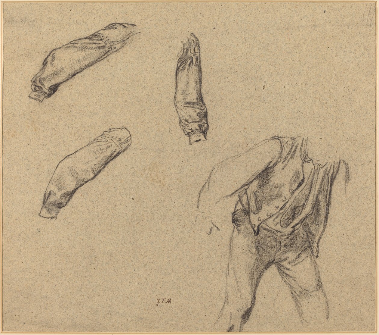 Studie kostýmů od Jean-Francois Millet