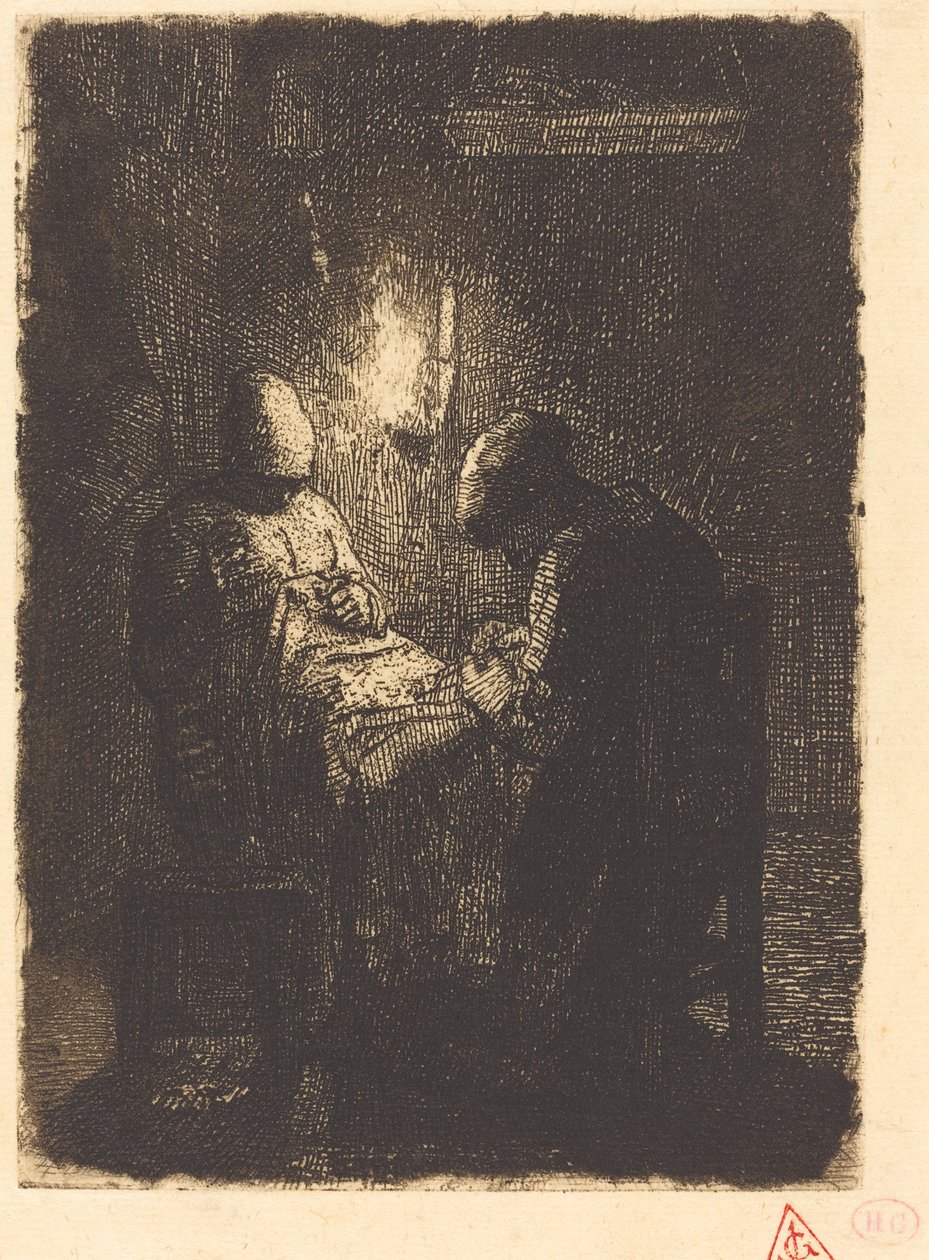 Večer (La Vielle) od Jean-Francois Millet