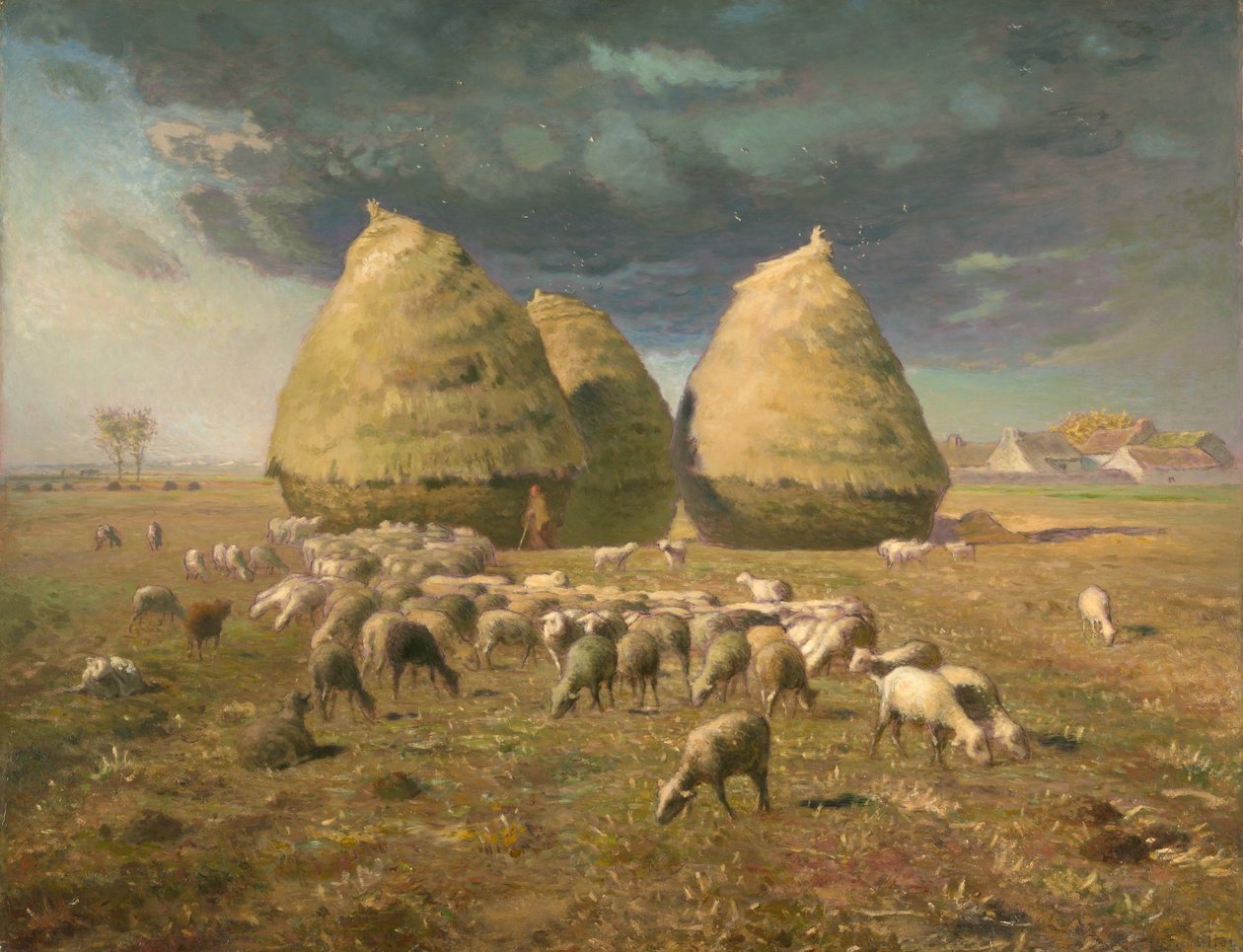Kupky sena: Podzim, ca. 1874. od Jean Francois Millet