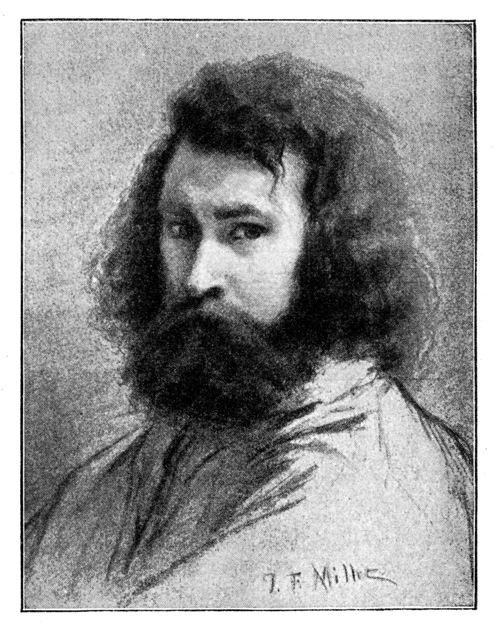 Jean-Francois Millet, francouzský malíř 19. století, 1900. od Jean Francois Millet