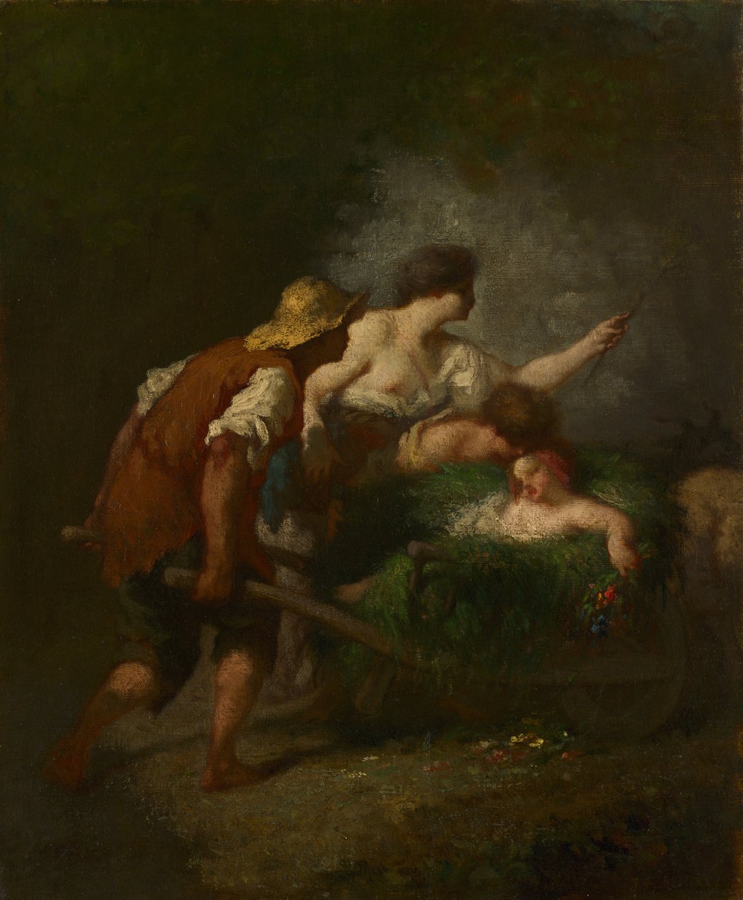 Návrat z polí, kolem 1846-1847 od Jean Francois Millet