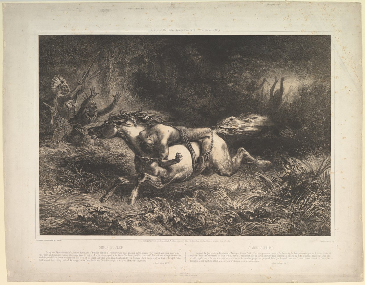 Simon Butler Indian Trails, sv. II, 1852. od Jean Francois Millet