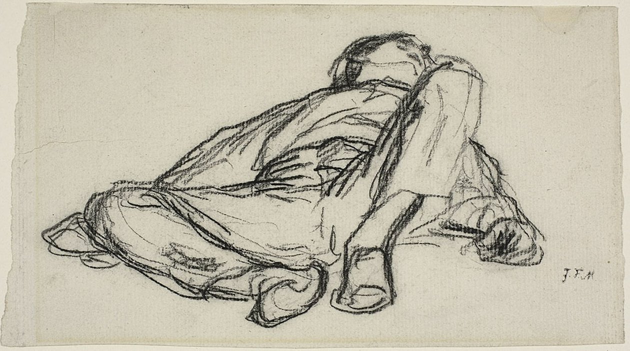 Spící rolník od Jean Francois Millet