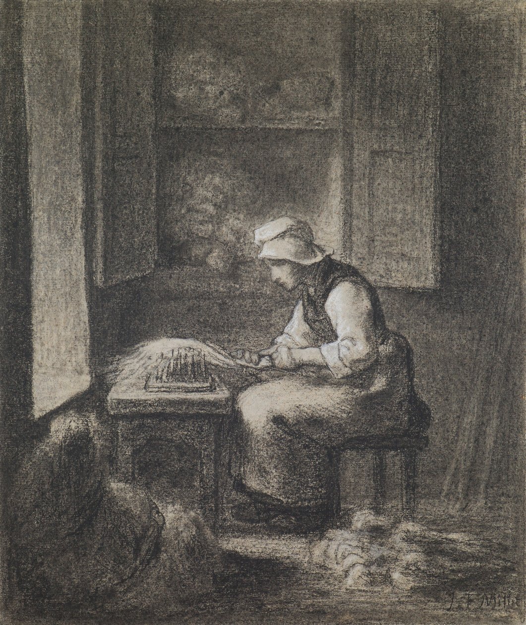 Carder od Jean Francois Millet