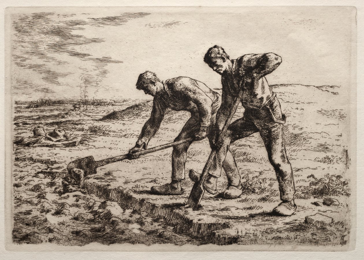 Diggers. od Jean Francois Millet