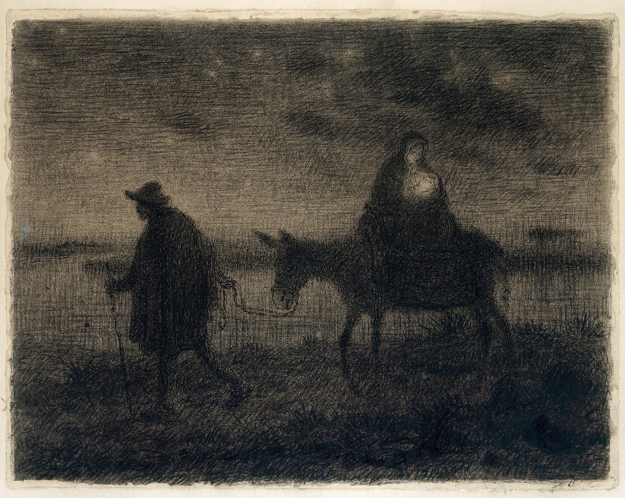 Útěk do Egypta od Jean Francois Millet