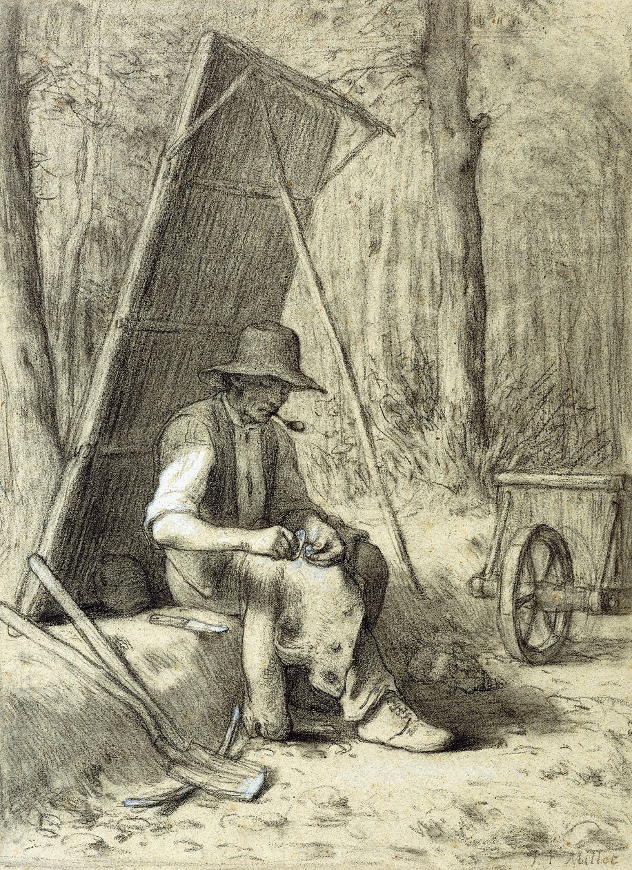 Road Mender, od Jean Francois Millet