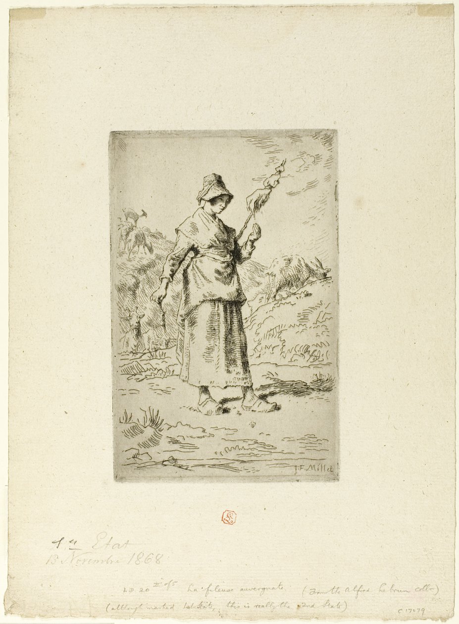 Spinner od Jean Francois Millet