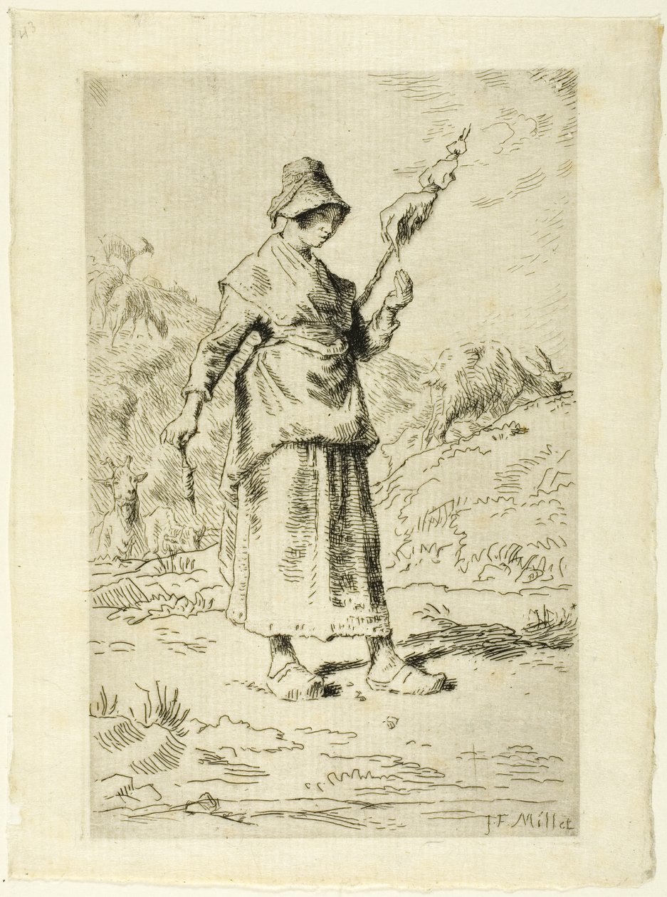 Spinner od Jean Francois Millet