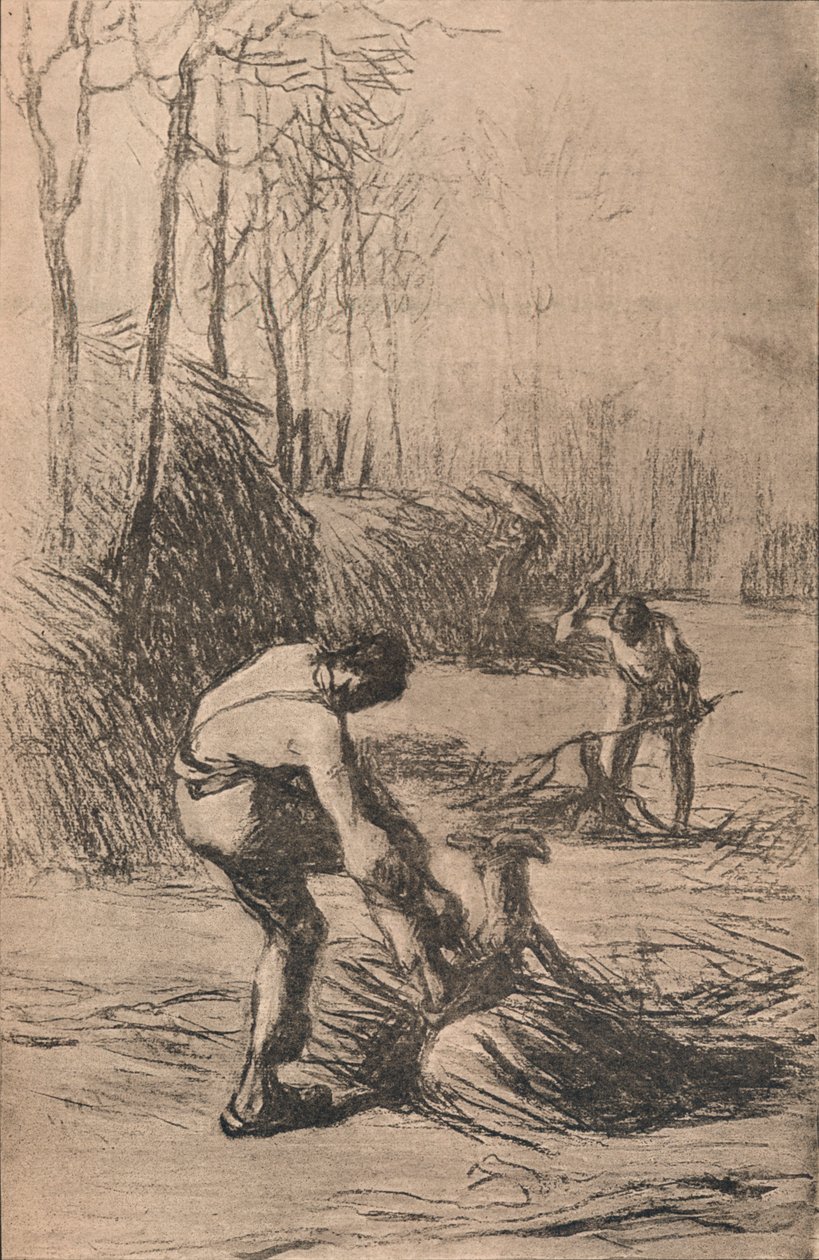 Dřevorubci, c1853 od Jean Francois Millet