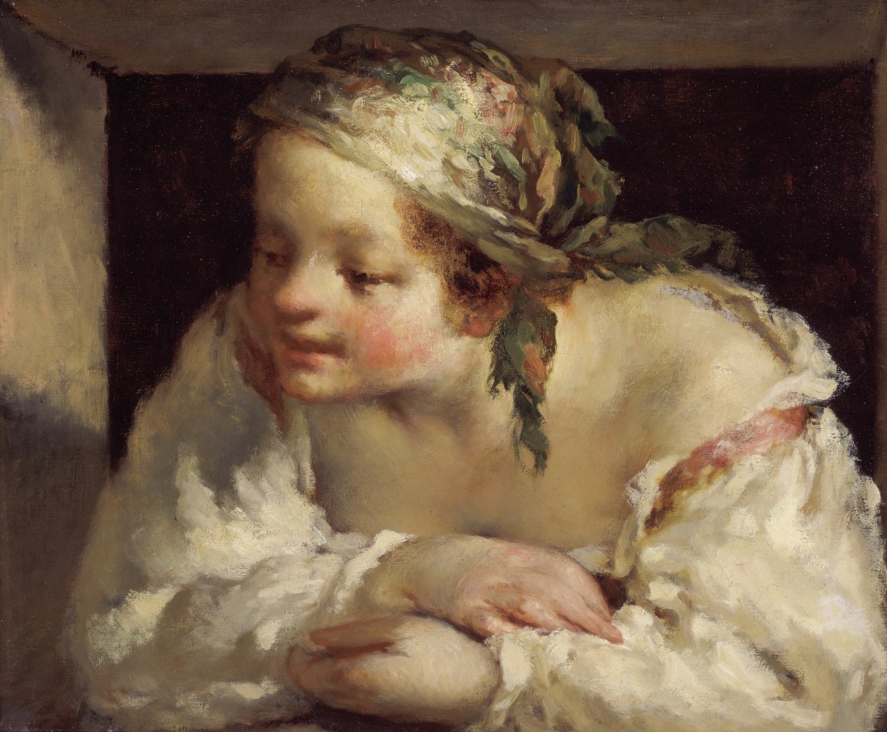 Mladá žena, 184445. od Jean Francois Millet