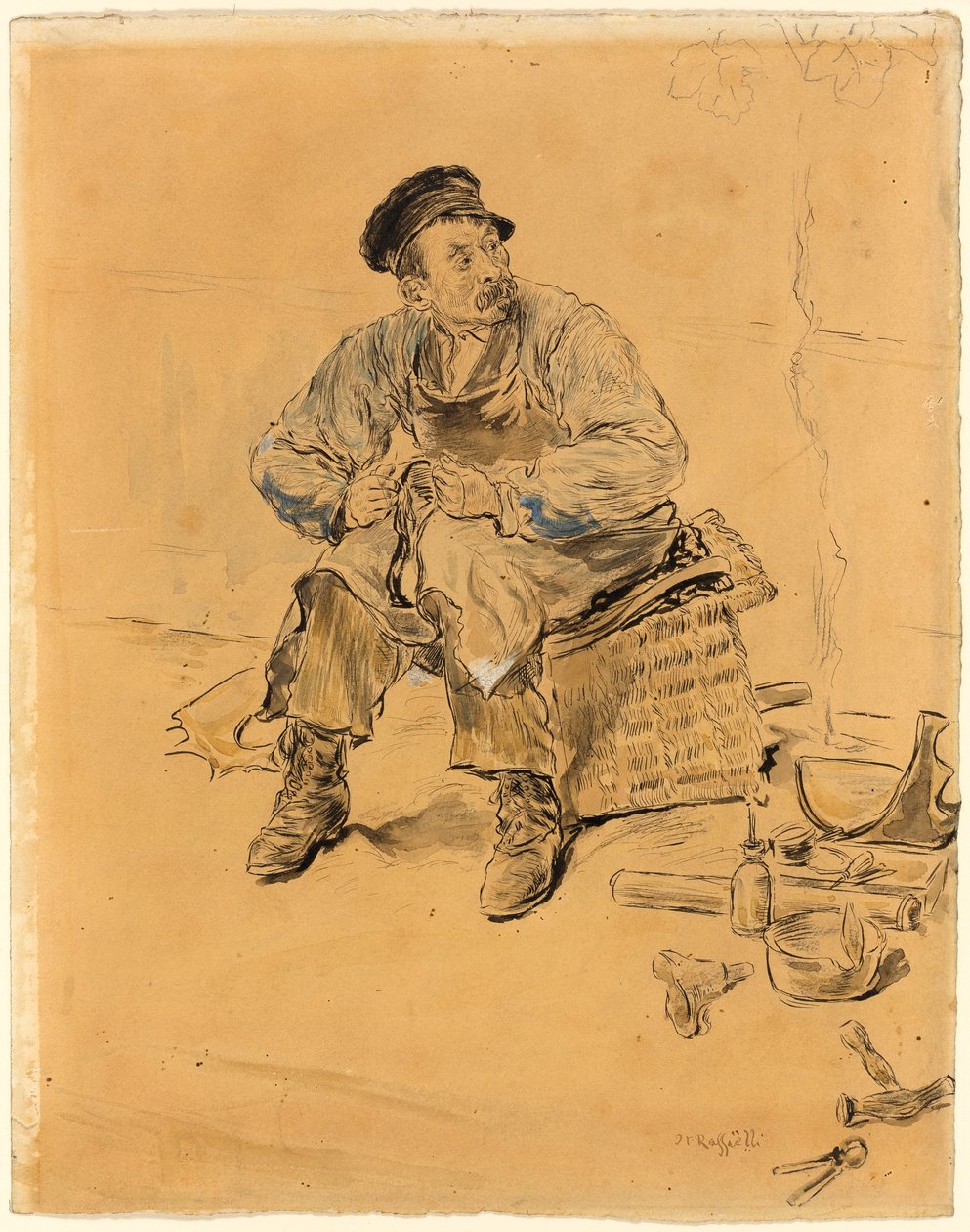 Švec od Jean Francois Raffaelli