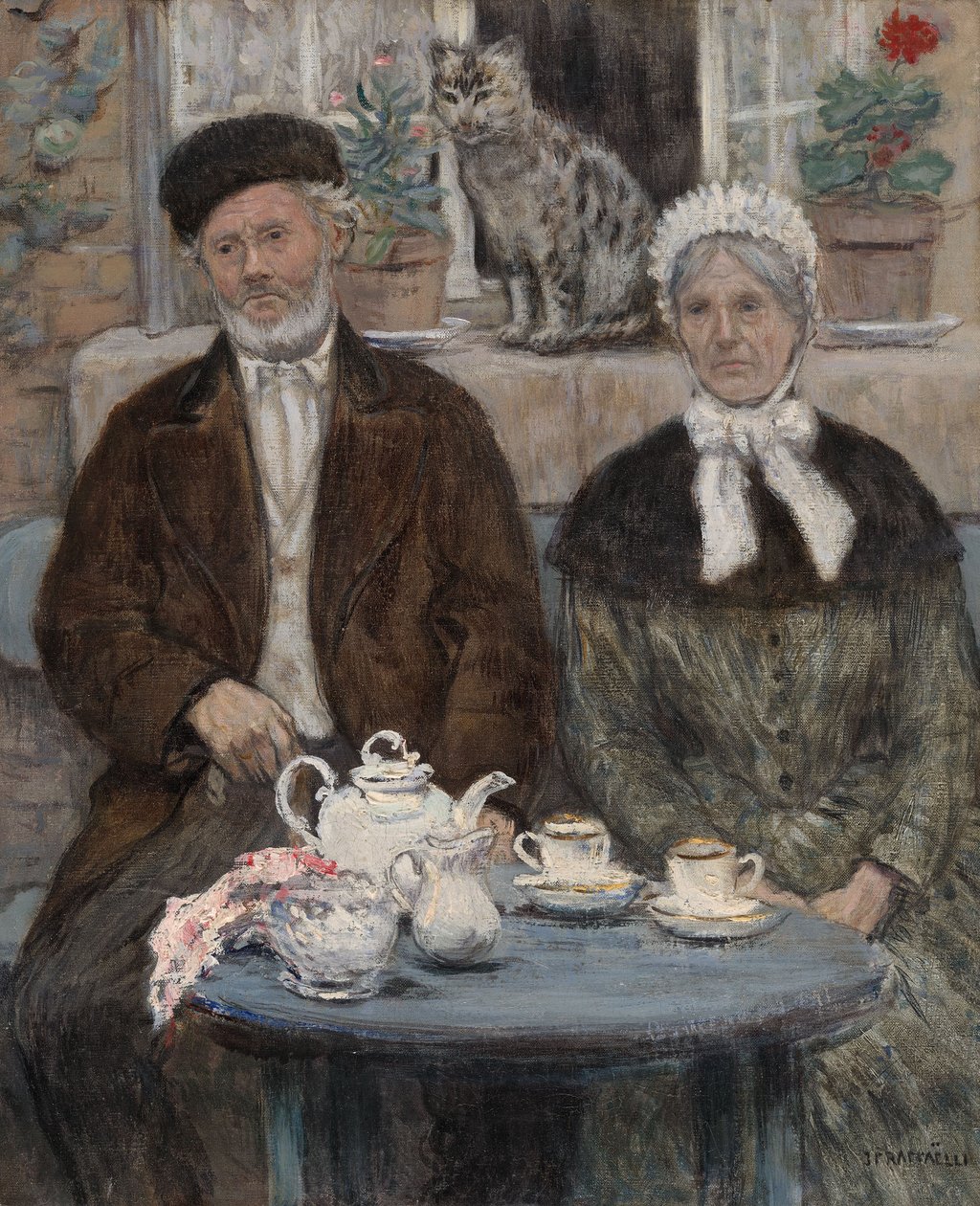 Odpolední čaj od Jean Francois Raffaelli